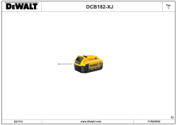 DEWALT Ersatzteile BATTERIE DCB182 Typ: 1 XJ