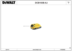 DEWALT Ersatzteile BATTERIE DCB183B Typ: 1 XJ