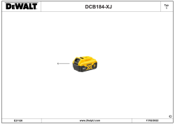 DEWALT Ersatzteile BATTERIE DCB184 Typ: 1 XJ