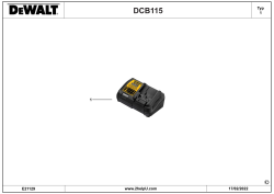 DEWALT Ersatzteile BATTERIE-LADEGERÄT DCB115 Typ: 1 QW