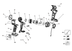 DEWALT Ersatzteile AKKU DREHMOMENTSCHLÜSSEL DCF921P2 Typ: 1 QU