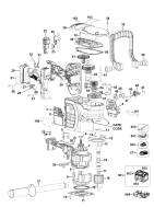 DEWALT Ersatzteile AKKU-BOHRMASCHINE DCD460 Typ: 1 QW