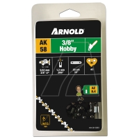 Arnold Ersatzteil Sägekette 3/8"" LP, 1,3 mm, 40TG, mit Sicherheitstreibglied, Halbmeißel einfach online kaufen.