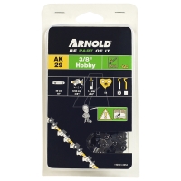 Arnold Ersatzteil Sägekette 3/8"" LP, 1,3 mm, 54TG, mit Sicherheitstreibglied, Halbmeißel einfach online kaufen.