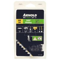 Arnold Ersatzteil Sägekette 3/8"" LP, 1,3 mm, 60TG, mit Sicherheitstreibglied, Halbmeißel einfach online kaufen.