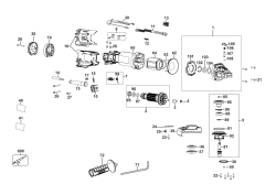 DEWALT Ersatzteile KLEINER WINKELSCHLEIFER DWE4205 Typ: 3 KS