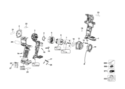 DEWALT Ersatzteile SCHLAGSCHRAUBENSCHL. DCF923GP2 Typ: 1 QU