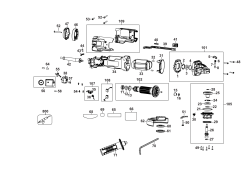 DEWALT Ersatzteile KLEINER WINKELSCHLEIFER DWE4257 Typ: 1 QS