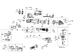 DEWALT Ersatzteile KLEINER WINKELSCHLEIFER DWE4257KT Typ: 1 QS