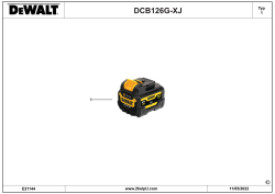 DEWALT Ersatzteile BATTERIE DCB126G Typ: 1 XJ