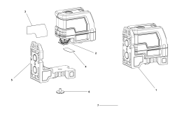 DEWALT Ersatzteile KREUZLINIENLASER DW0822CG Typ: 1 QU