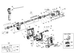 DEWALT Ersatzteile DREHHAMMER DCH172E2 Typ: 1 QU