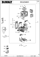 DEWALT Ersatzteile MULTILINIENLASER DCLE34031N Typ: 1 XJ