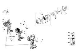 DEWALT Ersatzteile AKKU DREHMOMENTSCHLÜSSEL DCF891H2T Typ: 1 QW