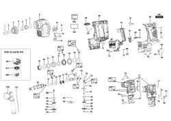 DEWALT Ersatzteile DREHHAMMER DCH273N Typ: 20 XJ