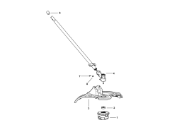 DEWALT Ersatzteile RASENTRIMMER DCMASST1N Typ: 1 XJ