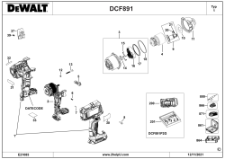 DEWALT Ersatzteile SCHLAGSCHRAUBENSCHL. DCF891NT Typ: 1 XJ