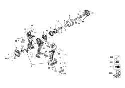 DEWALT Ersatzteile SCHLAGSCHRAUBER DCF85ME2GT Typ: 1 QW