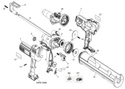 DEWALT Ersatzteile DCE560B Typ: 1 QUMX
