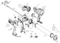 DEWALT Ersatzteile DCE580B Typ: 1 QU