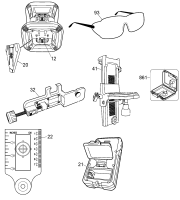 DEWALT Ersatzteile ROTATIONSLASER DW074LRB Typ: 2 QU
