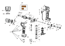 DEWALT Ersatzteile NIETER DCF414GE2 Typ: 1 QU