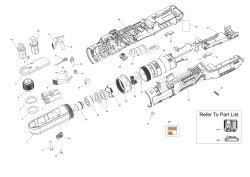 DEWALT Ersatzteile RATSCHE DCF510E2G Typ: 1 QW