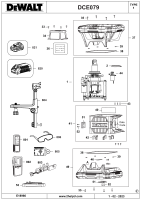 DEWALT Ersatzteile ROTATIONSLASER DCE079D1R Typ: 1 QW
