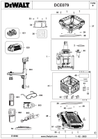 DEWALT Ersatzteile ROTATIONSLASER DCE079D1R Typ: 2 QW