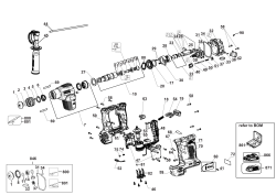 DEWALT Ersatzteile DREHHAMMER DCH172B Typ: 1 QUCA