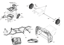 DEWALT Ersatzteile SCHNEEWERFER DCSNP2142Y2 Typ: 1 QUCA