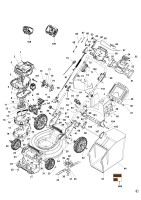 DEWALT Ersatzteile RASENMAHER DCMW564 Typ: 2 QW