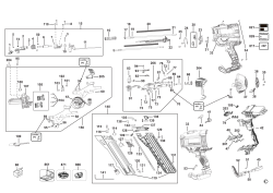 DEWALT Ersatzteile AKKU NAGLER DCN693 Typ: 2 XJ