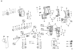 DEWALT Ersatzteile DCH253B Typ: 1 QU