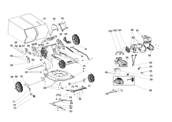 DEWALT Ersatzteile RASENMAHER DCMWP134N Typ: 1 XJ