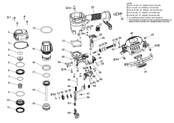 DEWALT Ersatzteile DACHNAGLER DW46RN Typ: 1 QUCA
