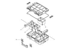 DEWALT Ersatzteile ORGANIZER DWST60981-1 Typ: 1 XJ