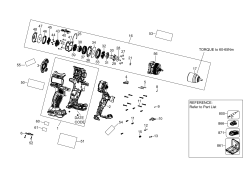 DEWALT Ersatzteile BOHRER/ANTRIEB DCD800E1T Typ: 2 QW