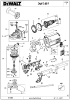 DEWALT Ersatzteile WINKELSCHLEIFER DWE497 Typ: 1 KS