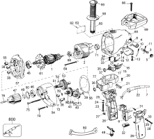 DEWALT Ersatzteile BOHRER DW131 Typ: 1 QU