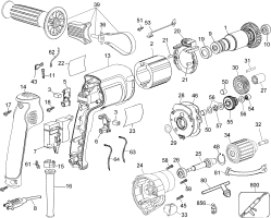 DEWALT Ersatzteile DW235G Typ: 1 QU