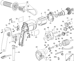 DEWALT Ersatzteile BOHRER DW245 Typ: 1 QU