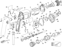 DEWALT Ersatzteile SCHRAUBENDREHER DW251 Typ: 1 QU