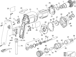 DEWALT Ersatzteile SCHRAUBENDREHER DW251 Typ: 2 QU