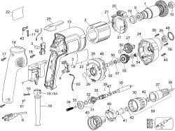 DEWALT Ersatzteile SCHRAUBENDREHER DW257 Typ: 1 QU