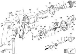 DEWALT Ersatzteile LEISTUNGSEINHEIT DW284 Typ: 1 QU