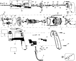DEWALT Ersatzteile SCHRAUBENDREHER DW270W Typ: 1 QU