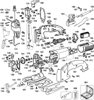 DEWALT Ersatzteile STICHSÄGE DW321 Typ: 2 QU