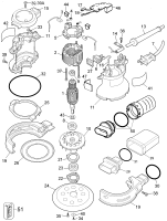 DEWALT Ersatzteile DW421-AU Typ: 1 QU