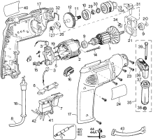 DEWALT Ersatzteile DW507-35 Typ: 1 QU